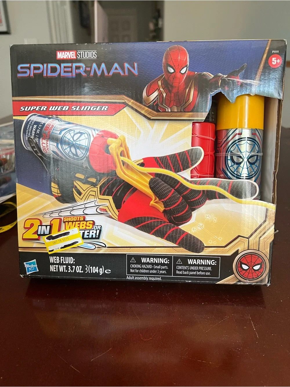Marvel Spider-Man Super Web Slinger Toy - Red & Yellow